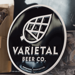 Varietal Beer Company 12" round tin tacker